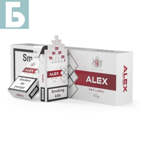 Заказать сигареты блоками Сигареты Alex Red Label King Size (Алекс Красный Кинг Сайз)