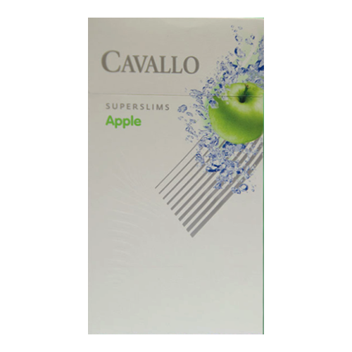 Заказать сигареты оптом Сигареты Cavallo Superslims Apple (Кавалло Суперслимс Яблоко) Заказать сигареты блоками Сигареты Cavallo Superslims Apple (Кавалло Суперслимс Яблоко)
