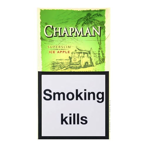 Заказать сигареты оптом Сигареты Chapman Superslims Ice Apple (Чапман Суперслимс Яблоко) Заказать сигареты блоками Сигареты Chapman Superslims Ice Apple (Чапман Суперслимс Яблоко)