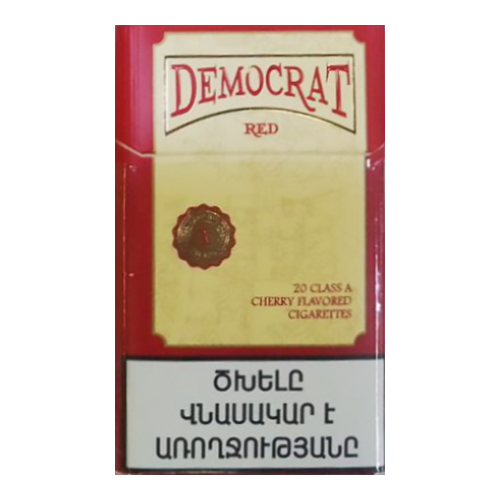Заказать сигареты оптом Сигареты Democrat Red King Size (Демократ Вишня) Заказать сигареты блоками Сигареты Democrat Red King Size (Демократ Вишня)