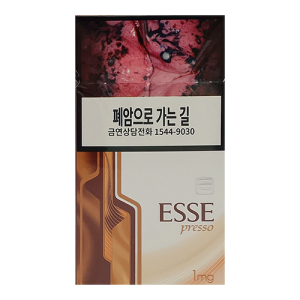 Заказать сигареты блоками Сигареты Esse Presso 1 mg South Korea (Эссе Прессо 1 мг (Южная Корея, пачка))
