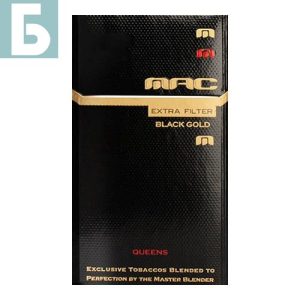 Заказать сигареты блоками Сигареты MAC Black Gold Compact (МАК Блэк Голд Компакт)