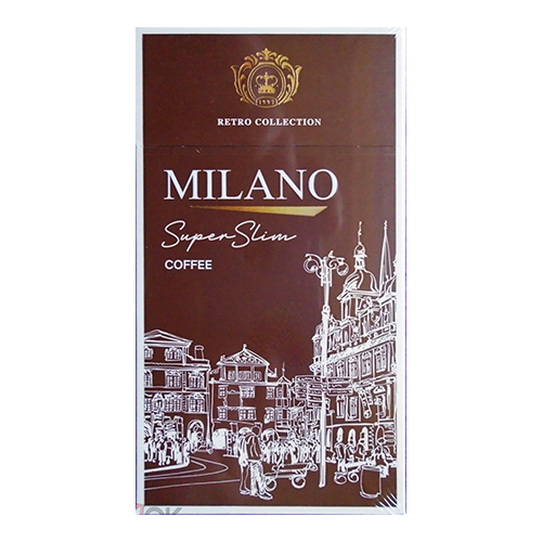 Заказать сигареты оптом Сигареты Milano Retro Collection Superslims Coffee (Милано Ретро Кофе Суперслим) Заказать сигареты блоками Сигареты Milano Retro Collection Superslims Coffee (Милано Ретро Кофе Суперслим)