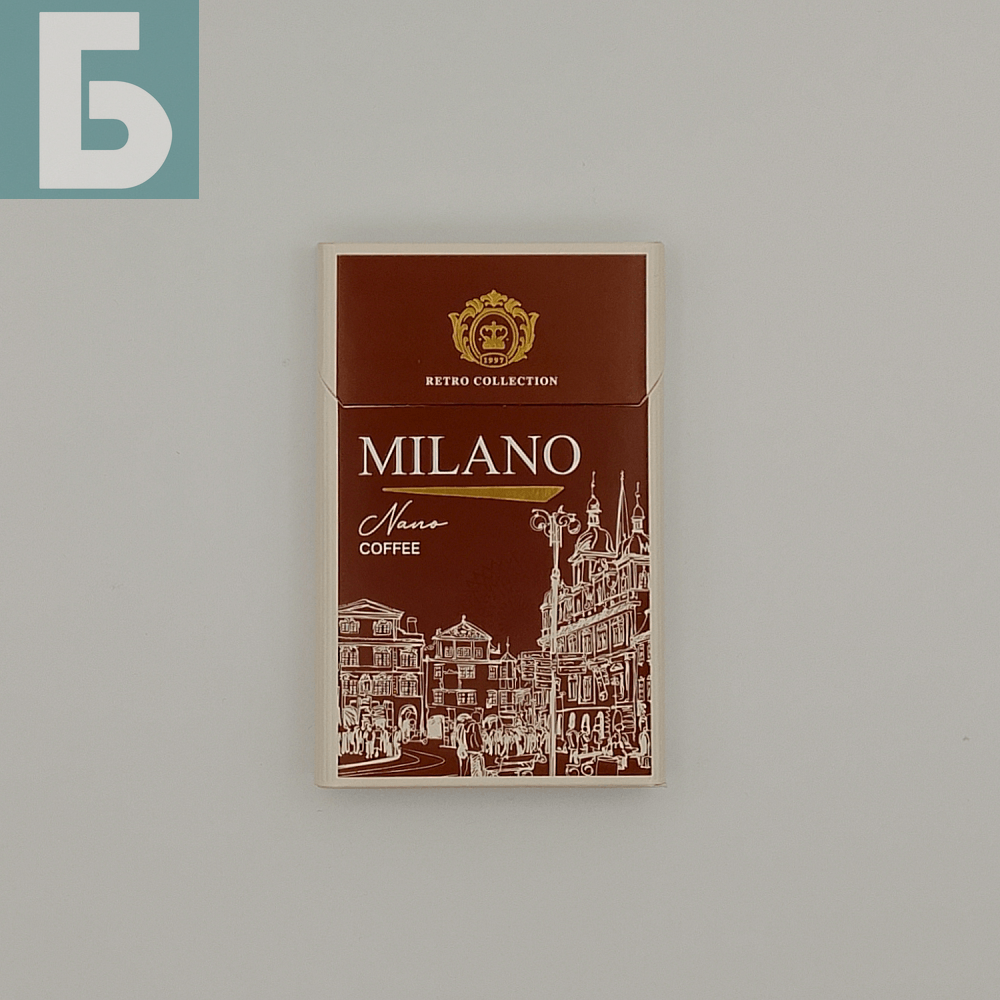 Заказать сигареты оптом Сигареты Milano Retry Coffee Nano (Милано Ретро Кофе Нано) Заказать сигареты блоками Сигареты Milano Retry Coffee Nano (Милано Ретро Кофе Нано)