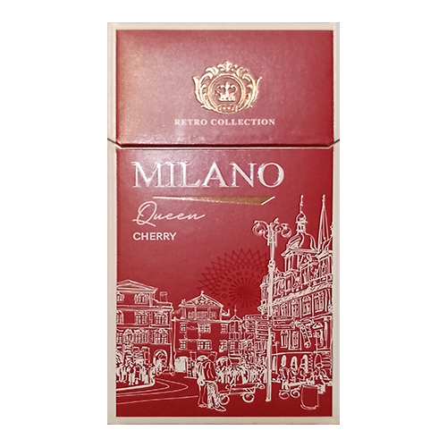 Заказать сигареты оптом Сигареты Milano Retro Collection Queen Cherry (Милано Ретро Вишня Компакт) Заказать сигареты блоками Сигареты Milano Retro Collection Queen Cherry (Милано Ретро Вишня Компакт)