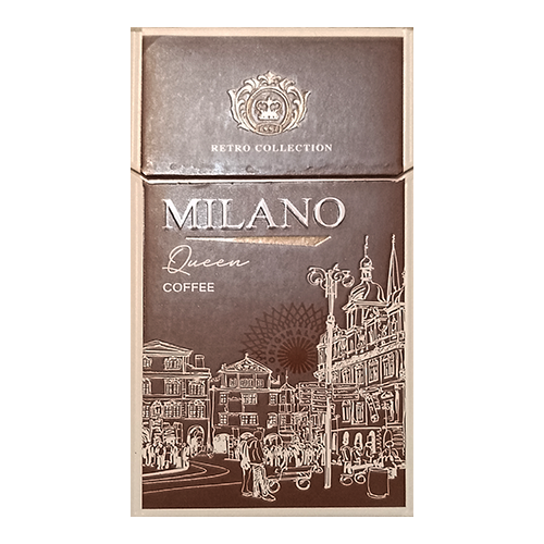 Заказать сигареты оптом Сигареты Milano Retro Collection Queen Coffee (Милано Ретро Кофе Компакт) Заказать сигареты блоками Сигареты Milano Retro Collection Queen Coffee (Милано Ретро Кофе Компакт)