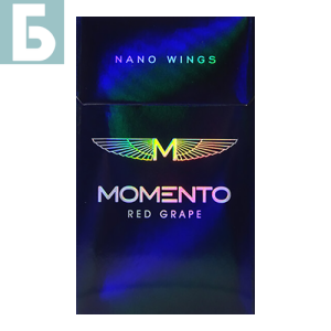 Заказать сигареты блоками Сигареты Momento Nano Wings Red Grape (Моменто Виноград Нано)