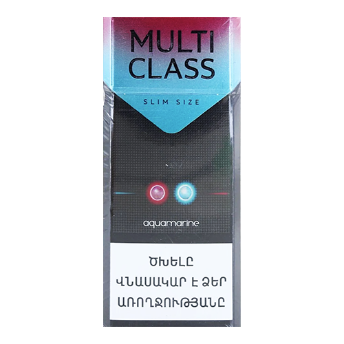 Заказать сигареты оптом Cигареты Multi Class Slim Size Aquamarine (Мульти Класс Слим Аквамарин) Заказать сигареты блоками Cигареты Multi Class Slim Size Aquamarine (Мульти Класс Слим Аквамарин)