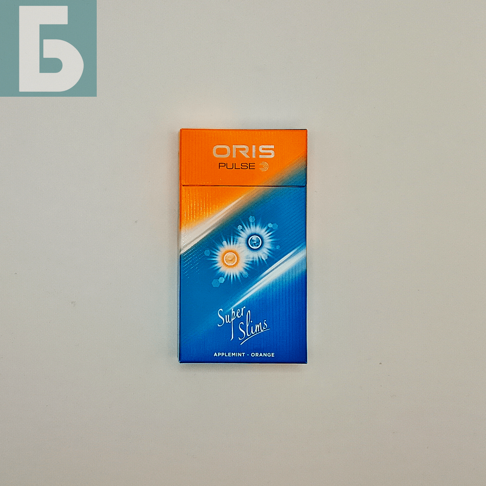 Заказать сигареты оптом Сигареты Oris Pulse Applemint-Orange (Орис Пульс Яблочная мята — Апельсин) Заказать сигареты блоками Сигареты Oris Pulse Applemint-Orange (Орис Пульс Яблочная мята — Апельсин)