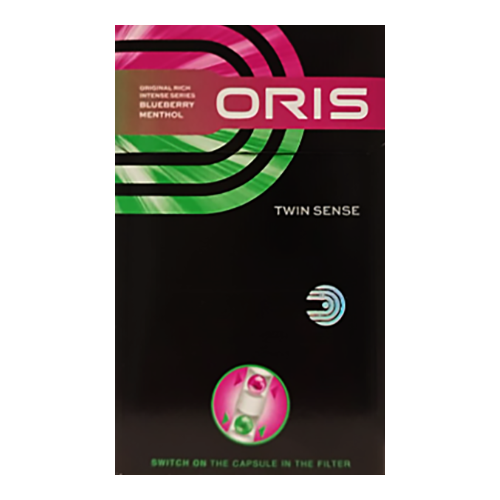 Заказать сигареты оптом Сигареты Oris Twin Sense Blueberry Menthol King Size (Орис Твин Сенс Черника Ментол Кинг Сайз) Заказать сигареты блоками Сигареты Oris Twin Sense Blueberry Menthol King Size (Орис Твин Сенс Черника Ментол Кинг Сайз)