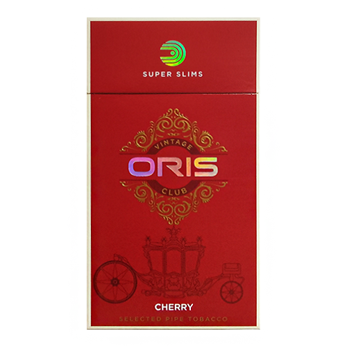 Заказать сигареты блоками Сигареты Oris Vintage Club Superslims Cherry (Орис Винтаж Клаб Суперслимс Вишня)